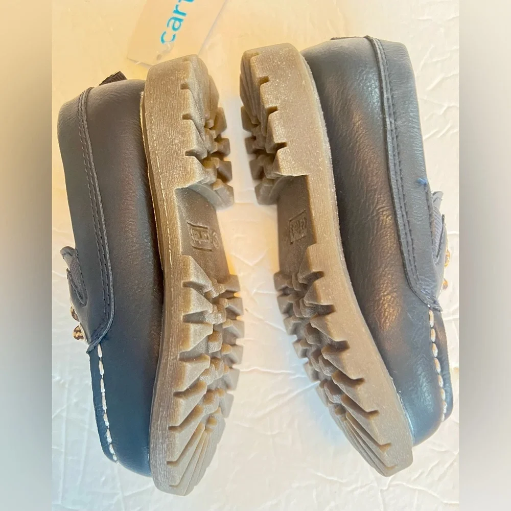 Carter's Black Kids Moccasins